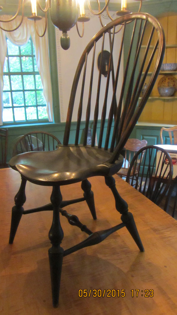 D R Dimes Brace Back Windsor Chair Set Of Six