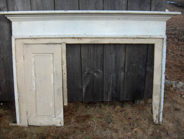 Antique Kitchen & Bake Oven Door Mantle Combination at ...