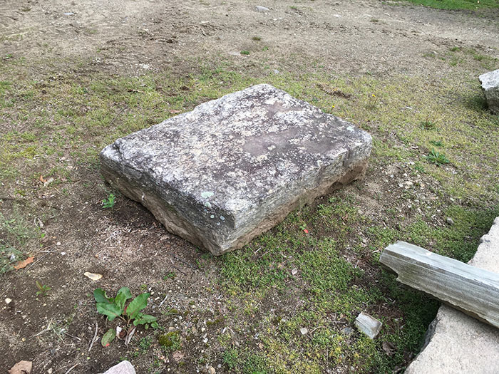 19th Century Granite Entry Step